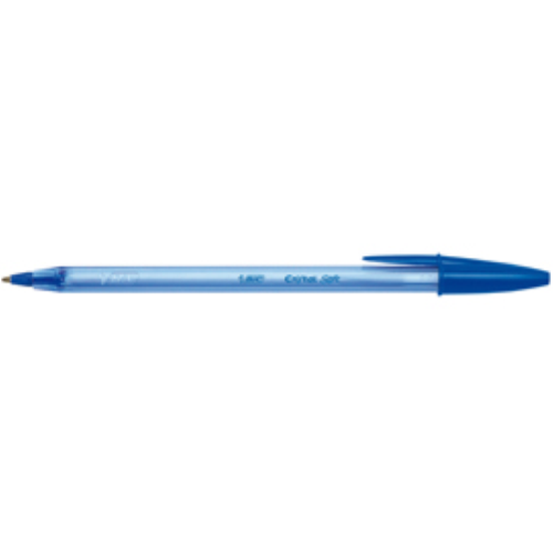 BIC CRISTAL SOFT PENNA A SFERA PUNTA MEDIA COLORE BLU CONF. 50 PZ.